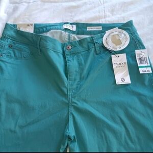 Curve Appeal Minimalist Jegging Womens 16/33 Color Sea Angel Tummy Tucking